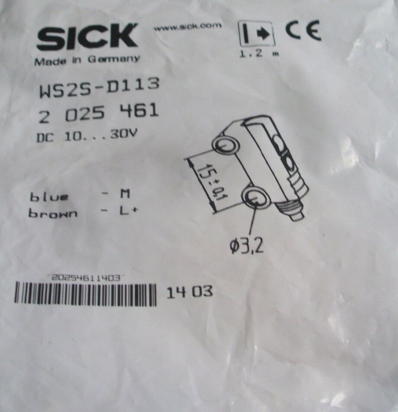 Sick WS2S-D113