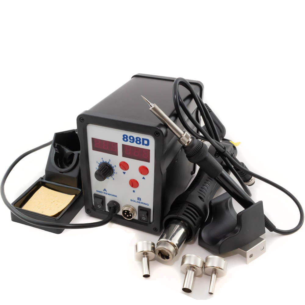 Паяльная станция 898D 2 в 1