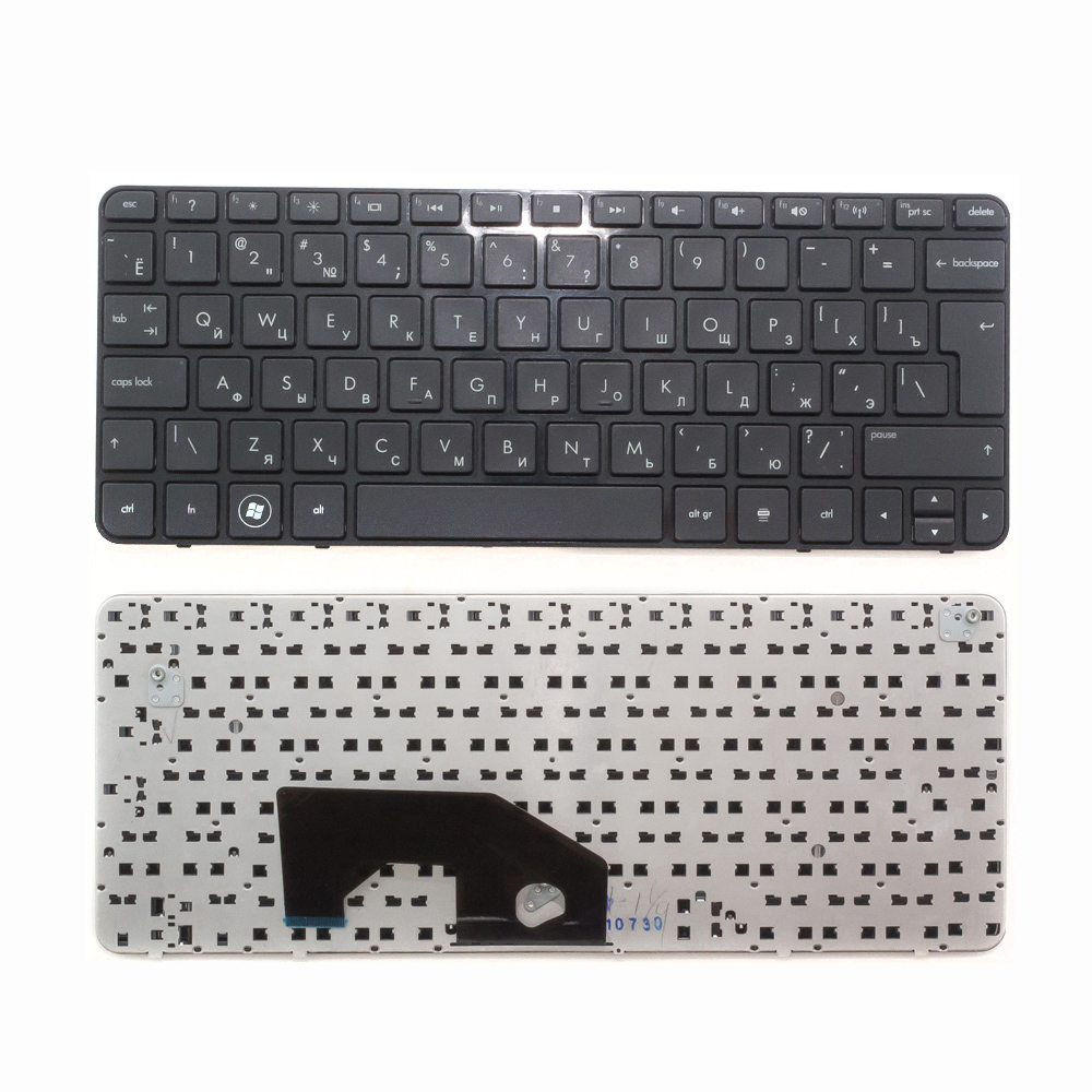 Клавиатура для ноутбука HP Mini 210-1000 черная с рамкой