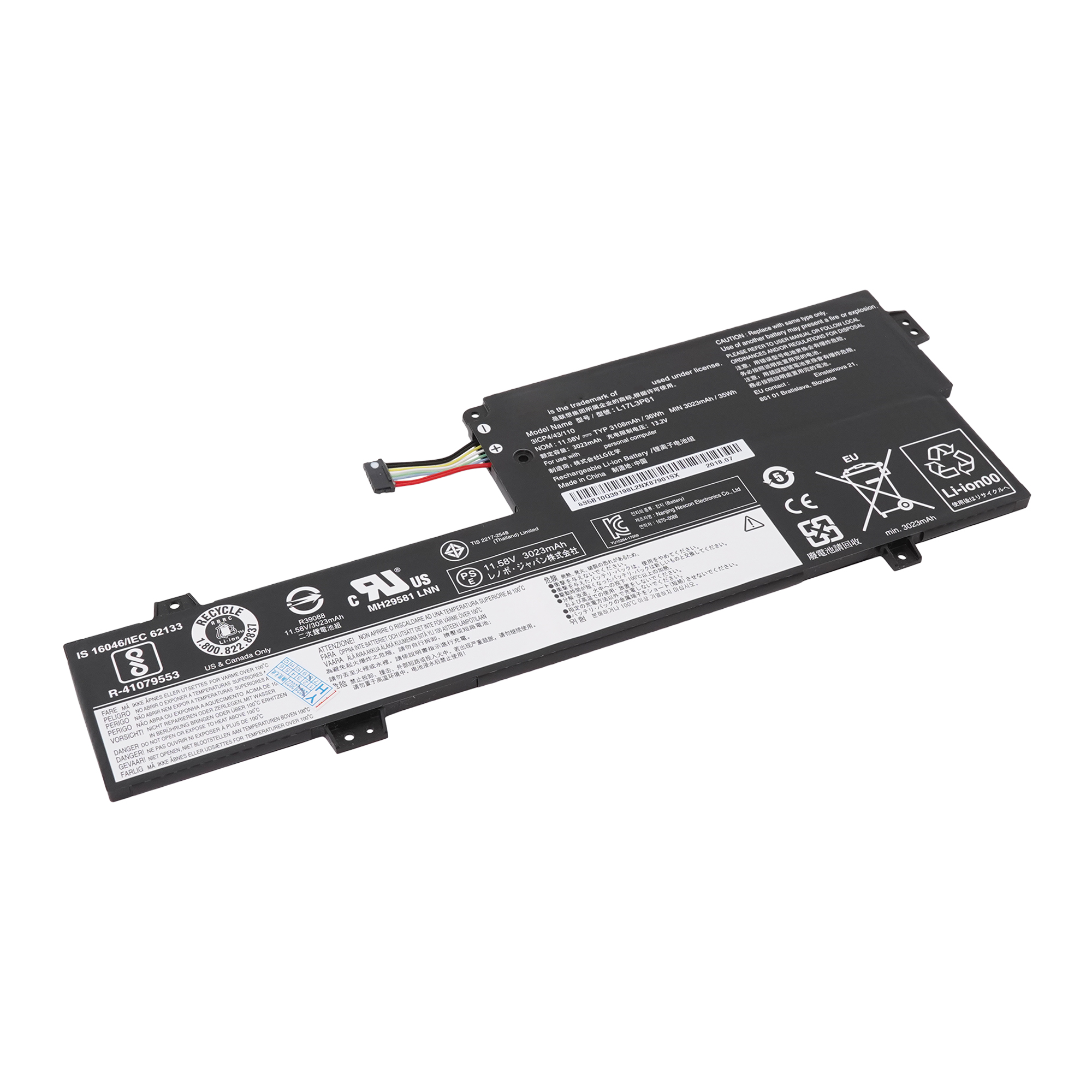 Аккумулятор для ноутбука Lenovo (L17M3P61) IdeaPad 320S-13 оригинал